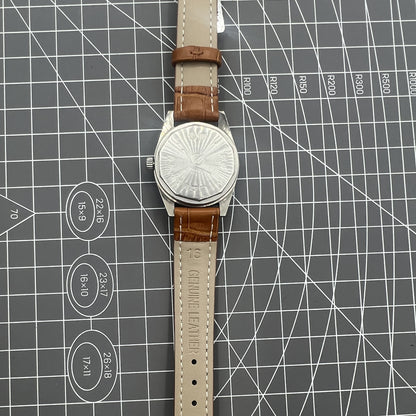32mm China Chunlan Manual Mechanical Watch 17 Jews Silver Dial Silver Nail