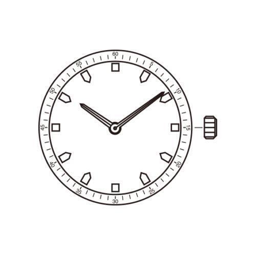 Brand New Miyota 5R21 Japan Quartz Movement Watch Part Replacement