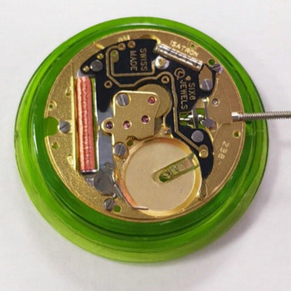 Swiss Made ISA 238 quartz movement for watch repair with three hands, no calendar function.