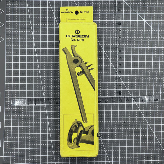 Swiss Bergeon 6160 Pliers for Removing Pushers and Correctors of Watch Cases