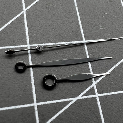 10.5x16x16mm Black Polished Watch Hands Sets for Tissot 1853 T41 T006 Movement