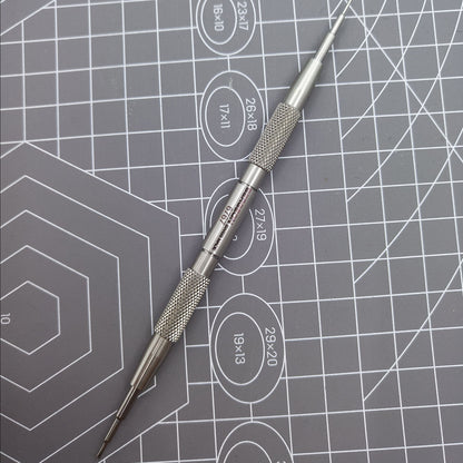 Bergeon 6767-F Swiss Made spring bar tool for precise watch bracelet fitting and removal.