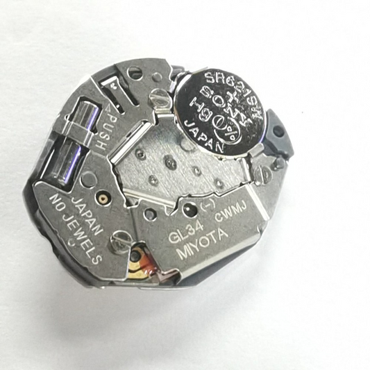 Miyota GL34 Japan Quartz Movement Replacement of GL36 Movement 3 Hands