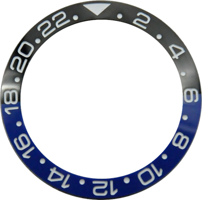 38 mm Uhrenring, Keramik-Lünetteneinsatzring für GMT-Uhr, 40 mm Gehäuse