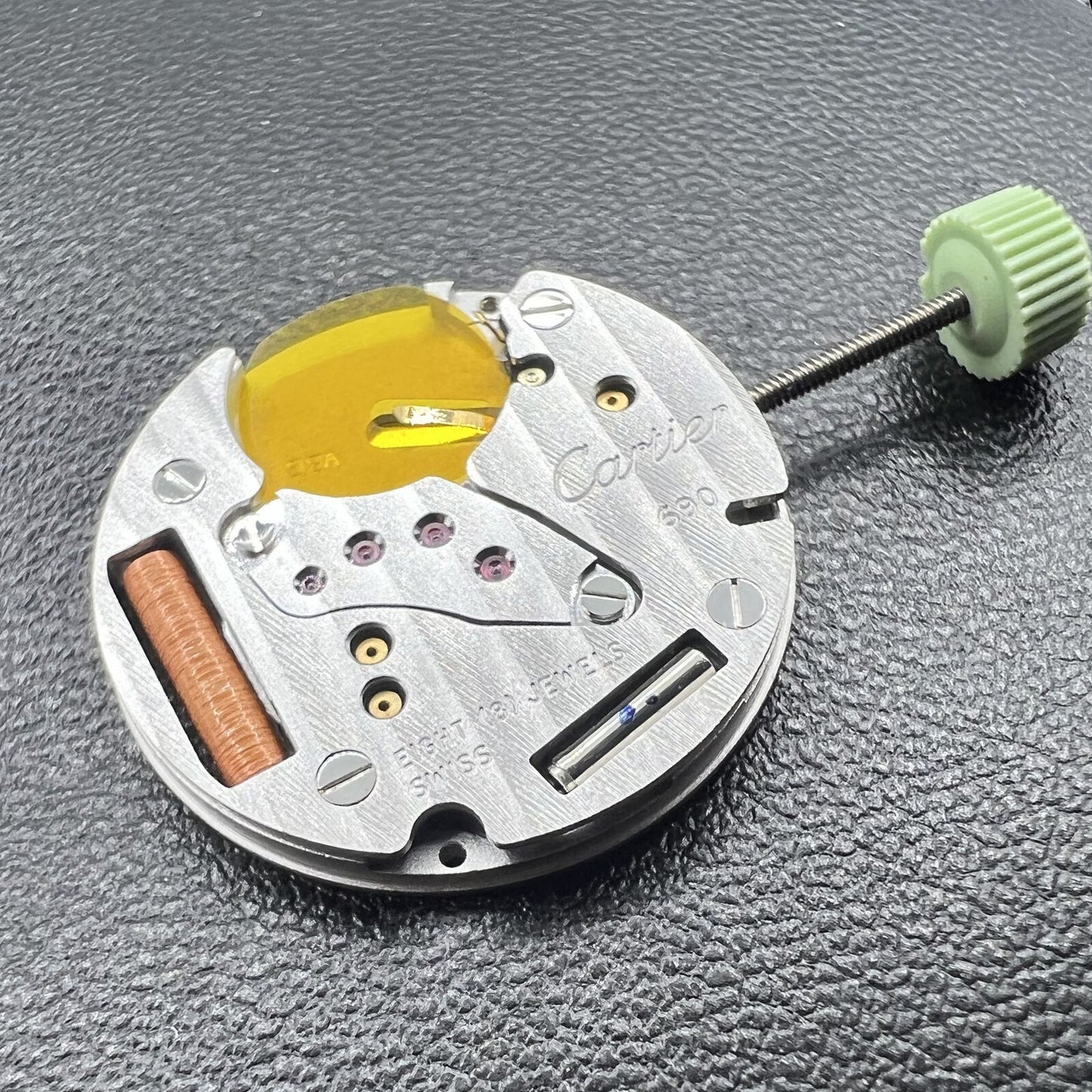 Cartier CTR-690 classic Swiss quartz watch with 2-hand display, elegant design for timeless style.