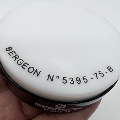 Bergeon 5395-75-B Uhrengehäuse-Kissen, weißes Gel, 75 mm 