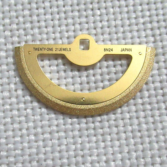 Goldener Rotor, Schwungmasse, generisch, passend für Uhrwerk 8N24 #570, Uhrenteil