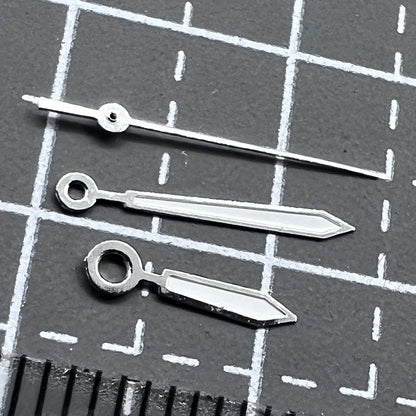 2 Sets/Pack White Arrow Shape Watch Hands For Miyota 2035 Watch Quartz Movement