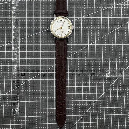 Shanghai Mechanische Herrenarmbanduhr 33mm mit Kalender, 17 Steine, sto�fest, klassische Uhr von Shanghai.