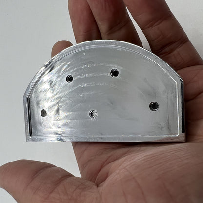 30180-A stainless steel watch oil cup stand with four covered oiler dishes for precise repair tasks.