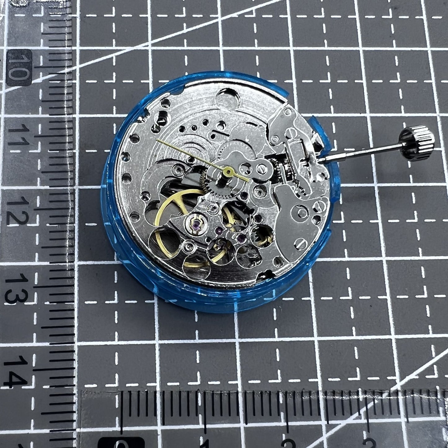 Automatisches mechanisches Uhrwerk Tianjin ST16 Silber Hollow