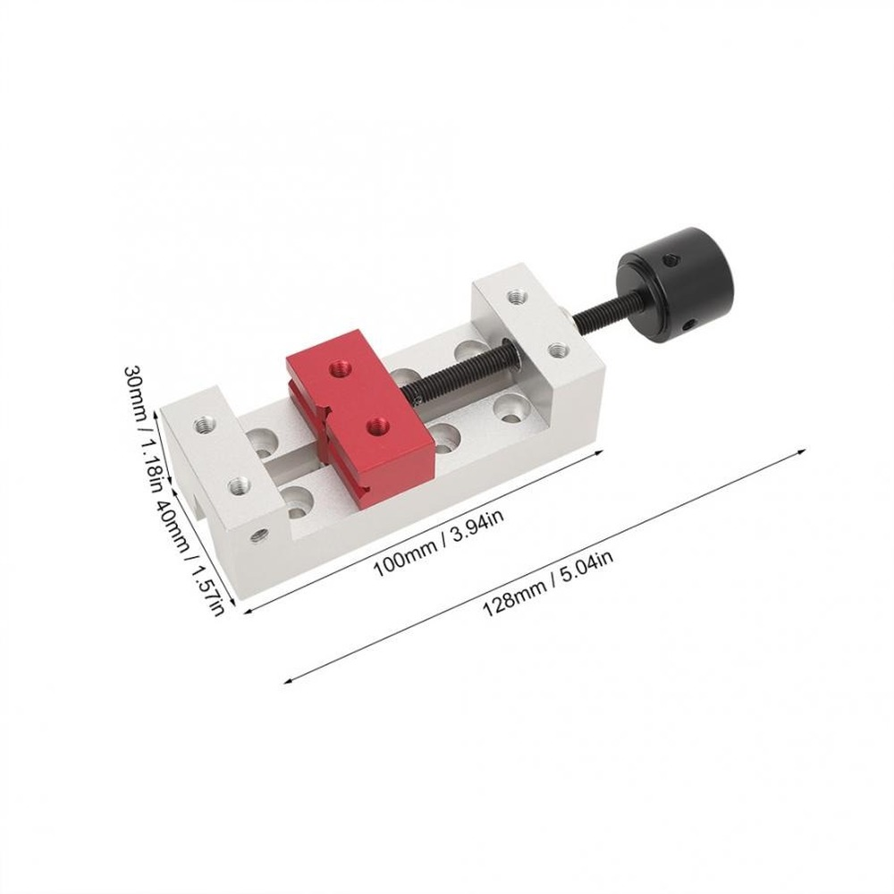 Mini étau de table en aluminium de 50 mm pour établi, perceuse, presse, outil de fixation, établi de sculpture 
