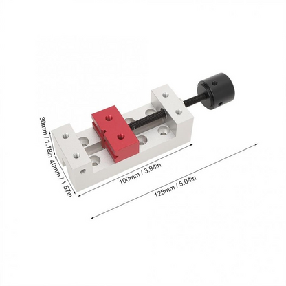 Mini étau de table en aluminium de 50 mm pour établi, perceuse, presse, outil de fixation, établi de sculpture 