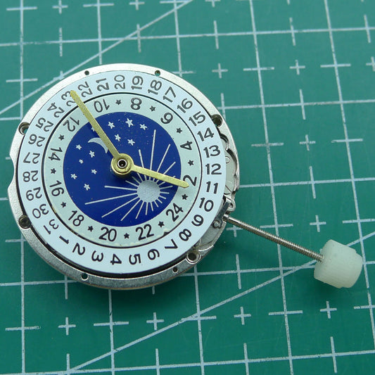 Double Timezone GMT watch with mechanical movement, 3 hands, single calendar ? ideal for travelers, brand included.