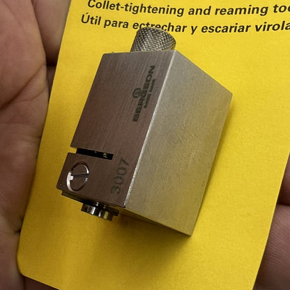 Swiss Bergeon 3007 watch tool for collet closing and tightening, precision Swiss-made watch repair accessory.