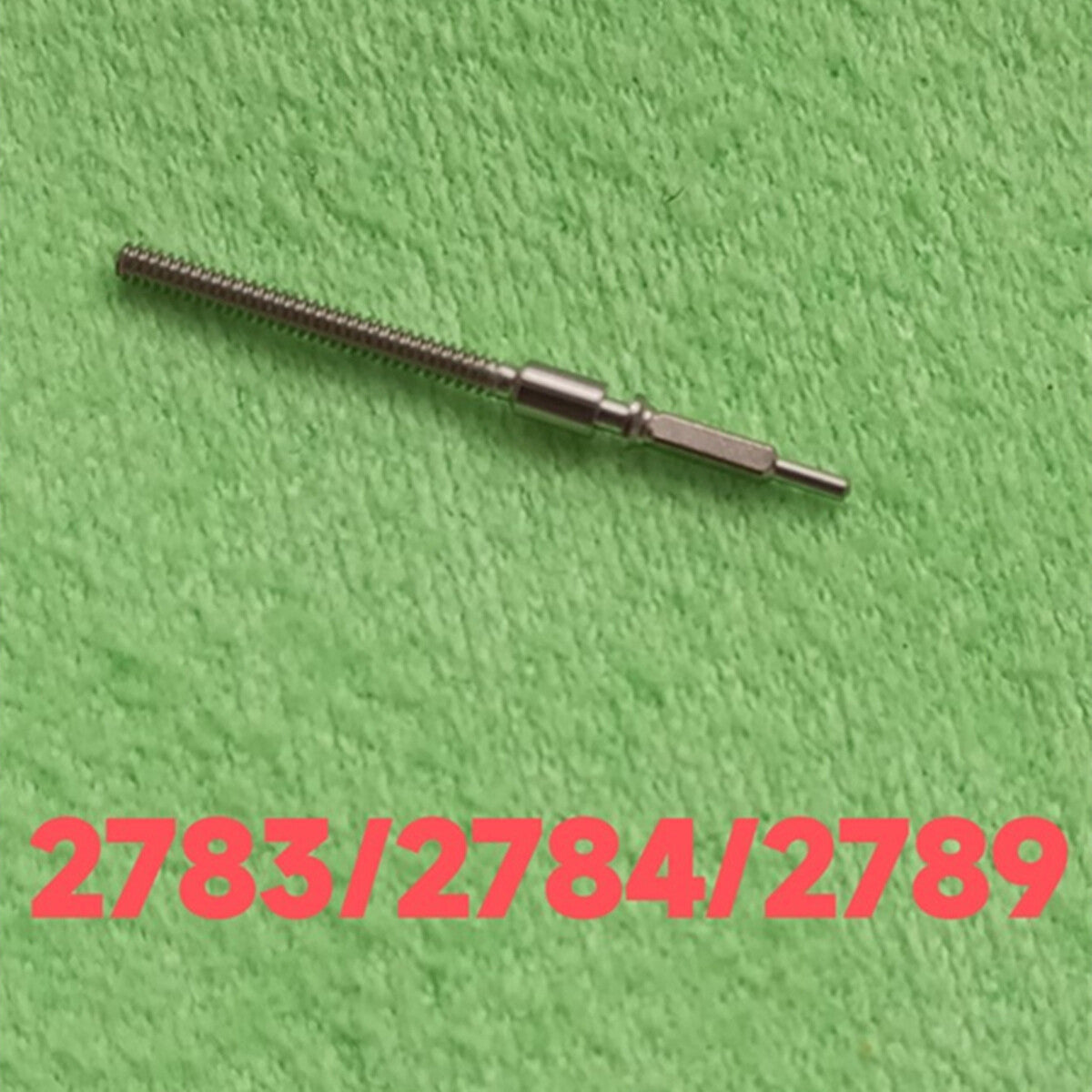 Watch winding stem compatible with ETA 2783, 2784, 2789 movements for accurate watch repairs.