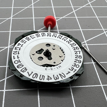 Japan Made Miyota 2315 3 Hands Date at 3 Quartz Movement With Watch Stem