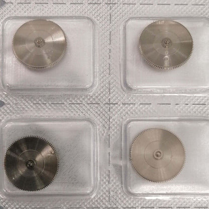 Complete barrel with mainspring for Miyota 9100 movement, generic fit watch part.