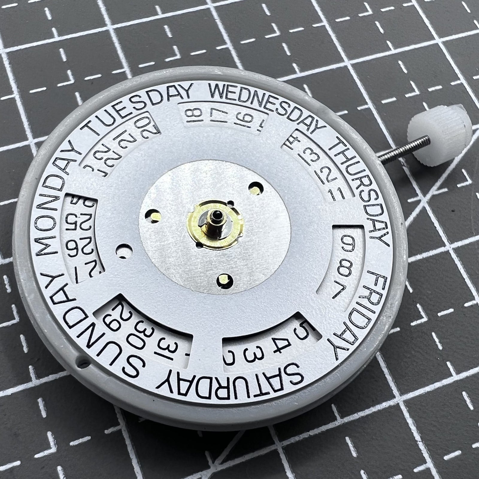 Seagull Automatikwerk ETA2834-2 Ersatz Uhrwerk mit Tag- und Datumsanzeige f�r Uhrenreparatur