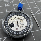 Seiko NH35A Automatic Mechanical Movement Black Wheel Date at 6 24 Jewels
