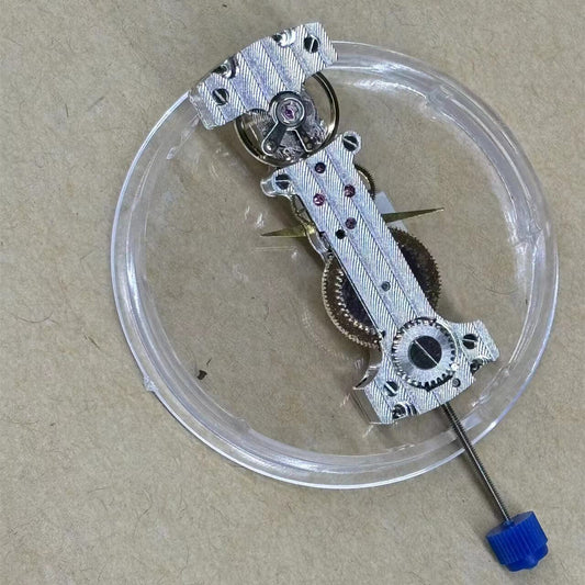 Chinese Strip Shape watch accessory with 2-hand automatic mechanical movement, matte polished finish.
