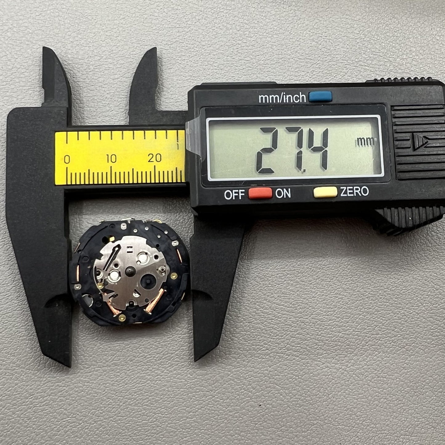 Seiko 7T86A quartz watch movement replacement part, precision Japanese craftsmanship for repairs.