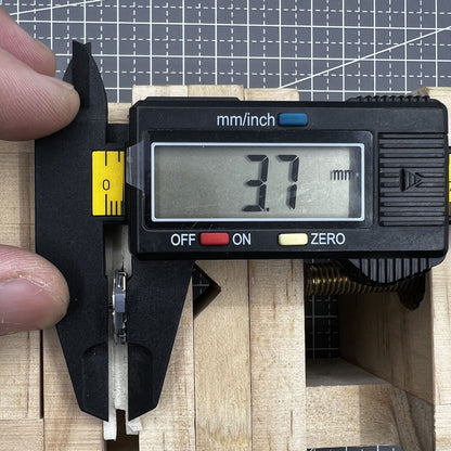 Miyota GL24 silver quartz movement with 2 hands, reliable timekeeping for watch accessory repairs.