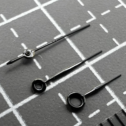 Aiguilles de montre peintes en noir de 12 mm pour mouvement Miyota 2035 2115 2105 2305 