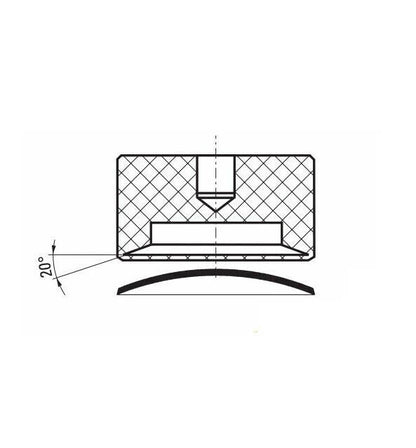 Bergeon 6527-6CP precision glass fitting dies for domed mineral watch glasses 19-40mm, ideal for watch repairs.
