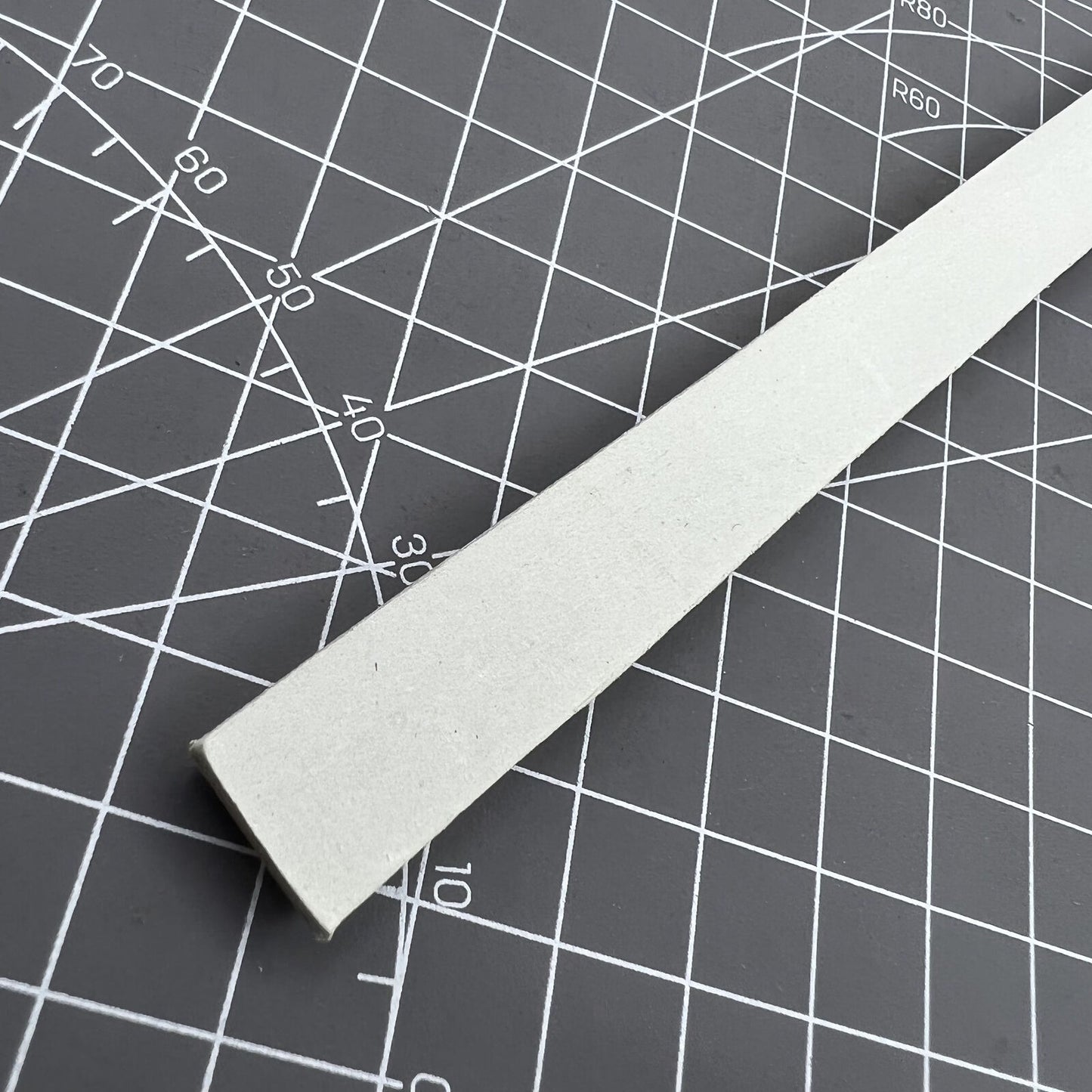 Swiss Horotec MSA26.420 white leather buff stick for watch strap care and maintenance