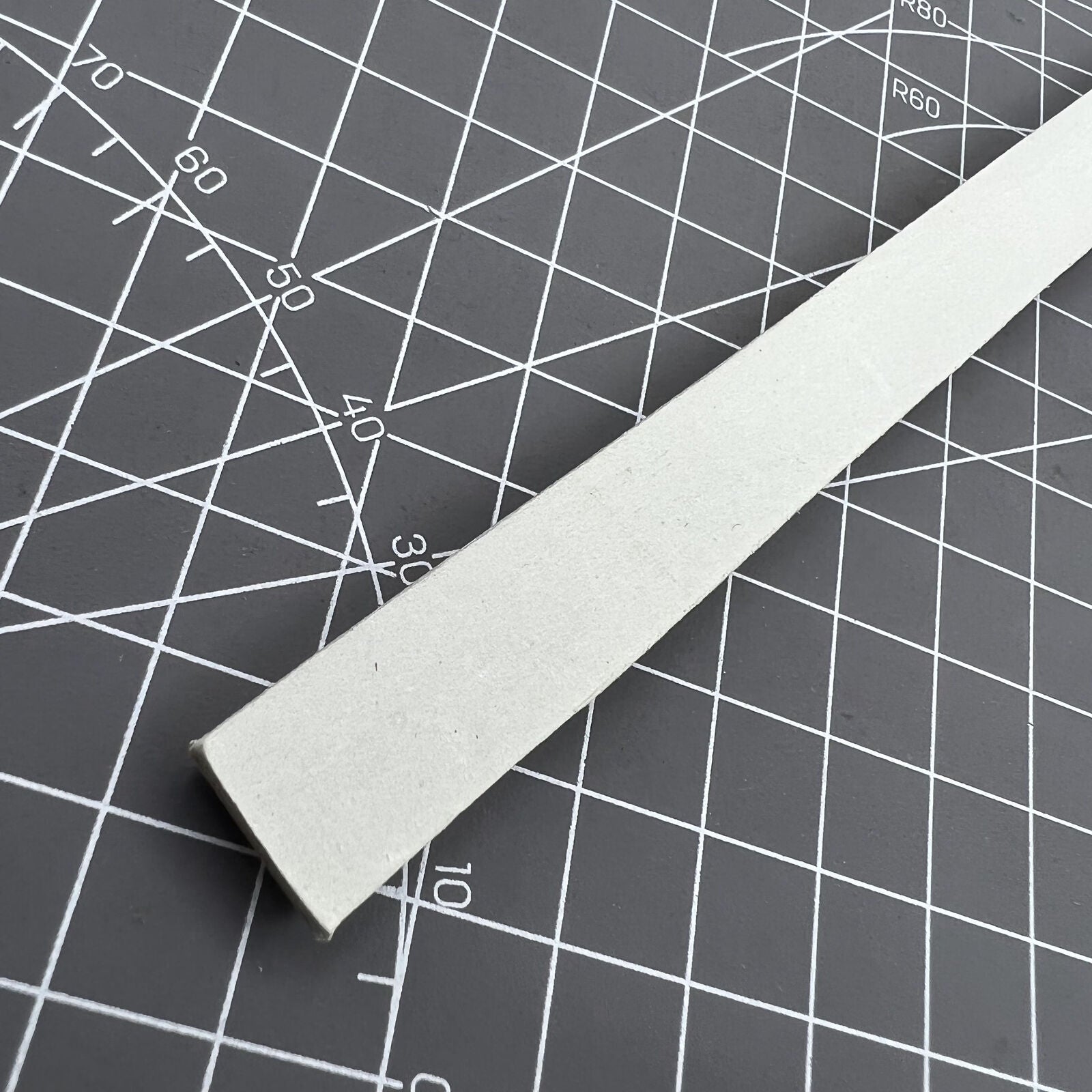 Swiss Horotec MSA26.420 white leather buff stick for watch strap care and maintenance