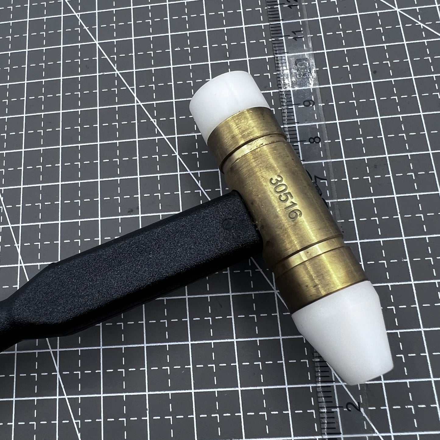 Marteau à pointes interchangeables Swiss Bergeon 30516, manche en plastique