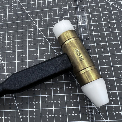 Marteau à pointes interchangeables Swiss Bergeon 30516, manche en plastique