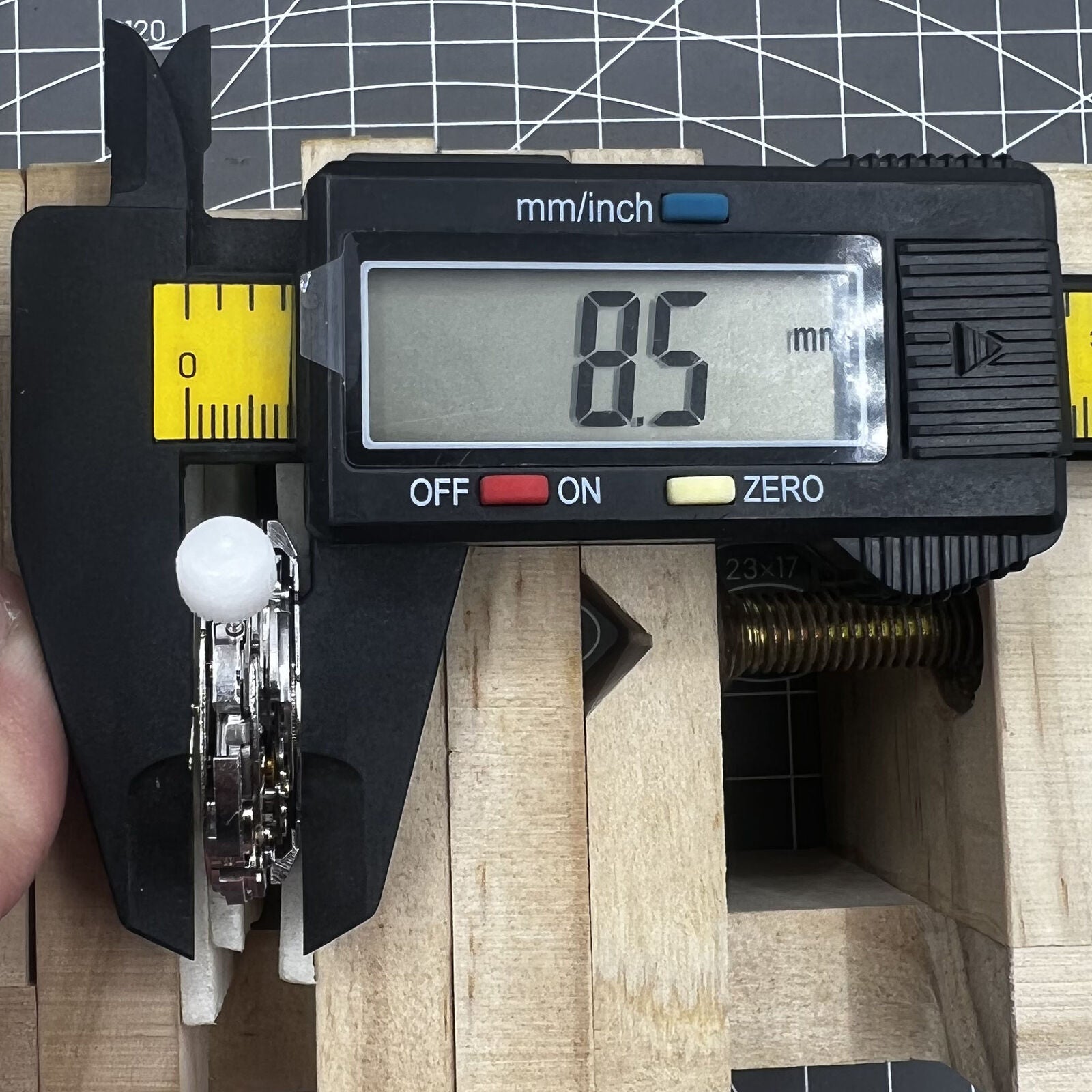 Chinese 4130 automatic watch movement featuring small second subdials at 3, 6, and 9 o'clock positions for precise timekeeping.