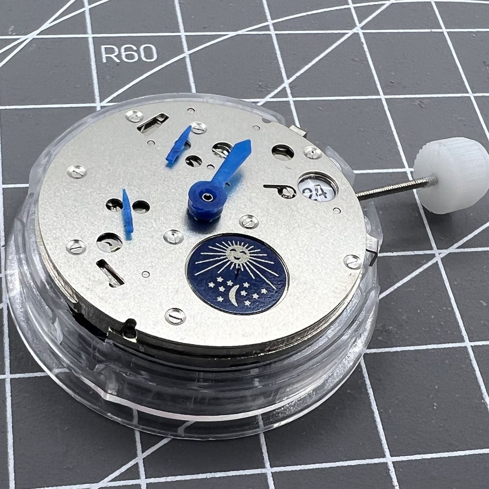 ST10 watch accessory featuring automatic mechanical movement, date at 3 o'clock, small seconds at 6, 9, and 12.