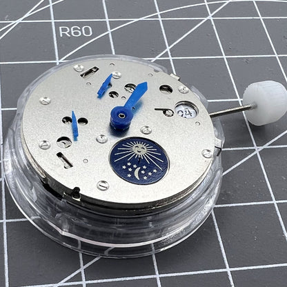 ST10 watch accessory featuring automatic mechanical movement, date at 3 o'clock, small seconds at 6, 9, and 12.