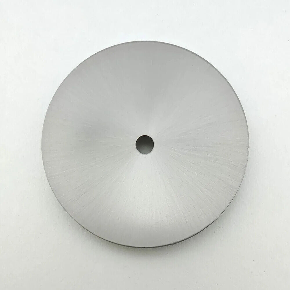 28.5mm solid color watch dial, metal design compatible with NH36 NH35 movement, sleek style.
