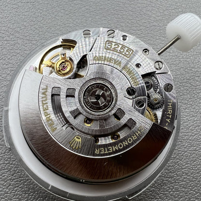 China Made Ref.3255 Automatic Mechanical Movement Narrow Disk Double Calendar