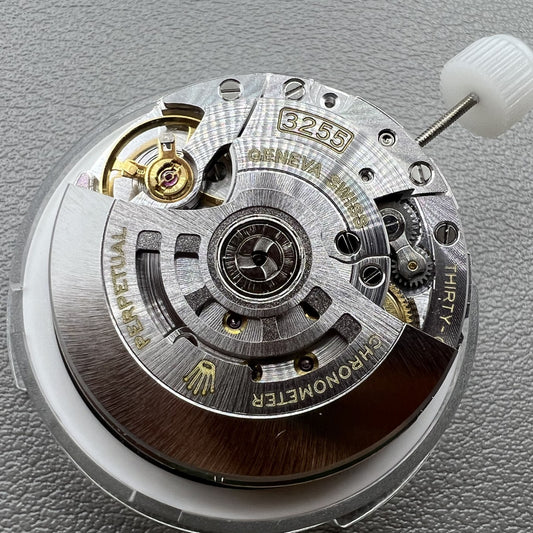 China Made Ref.3255 Automatic Mechanical Movement Narrow Disk Double Calendar