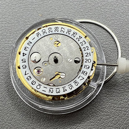 Mingzhu Golden 8205 mechanical watch movement with single calendar for precise timekeeping and repair.