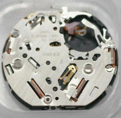 Hattori Epson TMI YM62A quartz watch movement, Japanese precision craftsmanship for accurate timekeeping