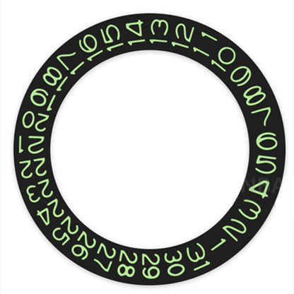 Black Background Green Character Date Disk Date Wheel for Seiko NH35 NH36