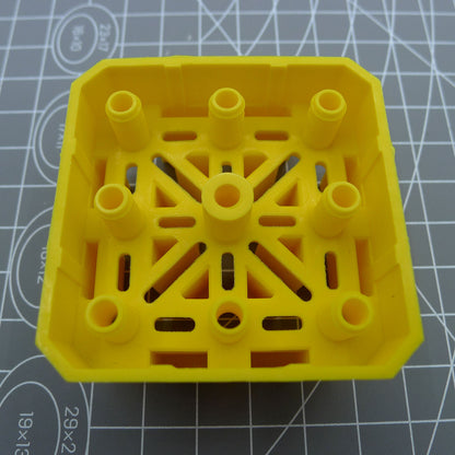 Bergeon 6744-P1-S flexible watch bracelet holder block securing Swiss watches for precise repairs.