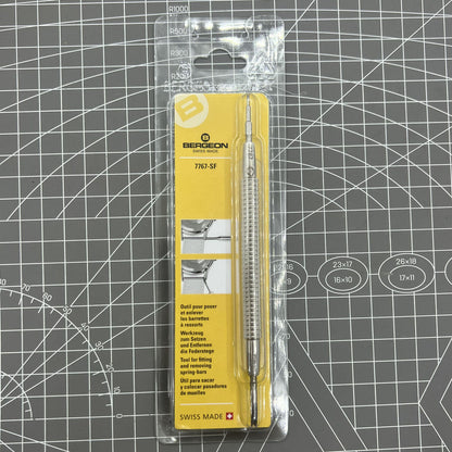 Bergeon 7767-SF spring bar remover tool for precise watch bracelet adjustments, Swiss made quality.