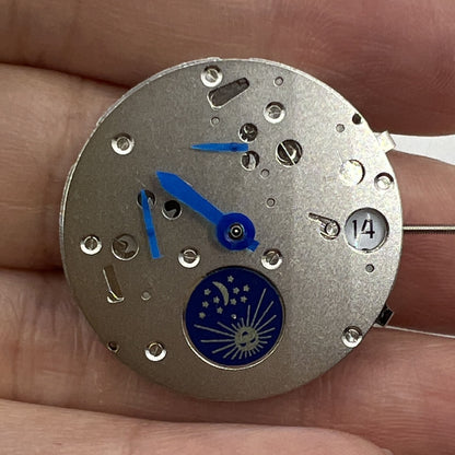 ST10 Automatic mechanical watch showing date at 3 o'clock and small seconds at 6, crafted accessory from China.