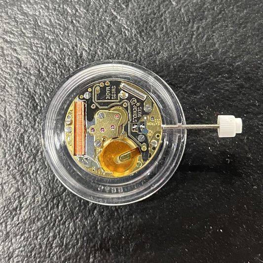 ISA 220 golden quartz movement for lady watch repair by Watchmakers, precise and durable replacement part.