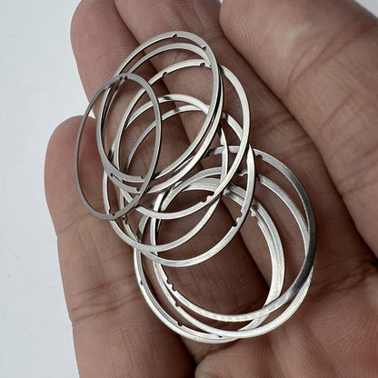 Watch part spacer ring for Miyota 8200 series movements, precise calendar ring accessory.