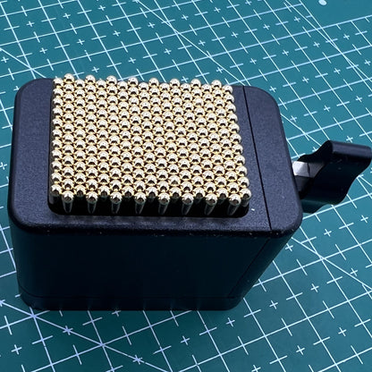 Generic universal metal watch movement holder with beads, fits all watch shapes for precise repairs.