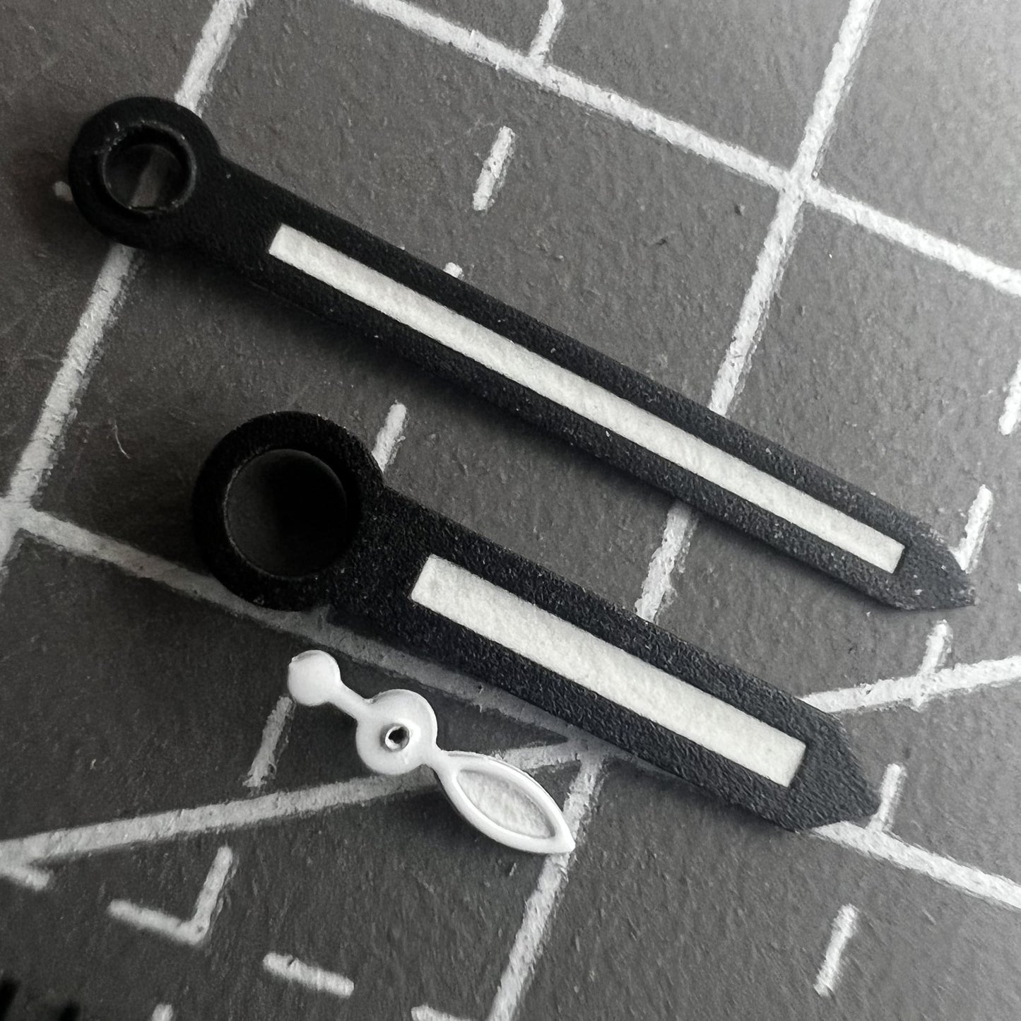 2 Packungen Schwarz Grünes Leuchtzeiger Set 14mm für ST3600 ST3620 ETA6497