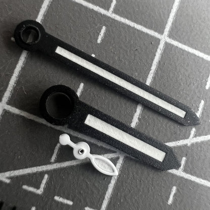 2 Packungen Schwarz Grünes Leuchtzeiger Set 14mm für ST3600 ST3620 ETA6497